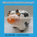 Dekorative Keramik Kuh Sparbüchse, Keramik Tier Sparschwein für Kinder